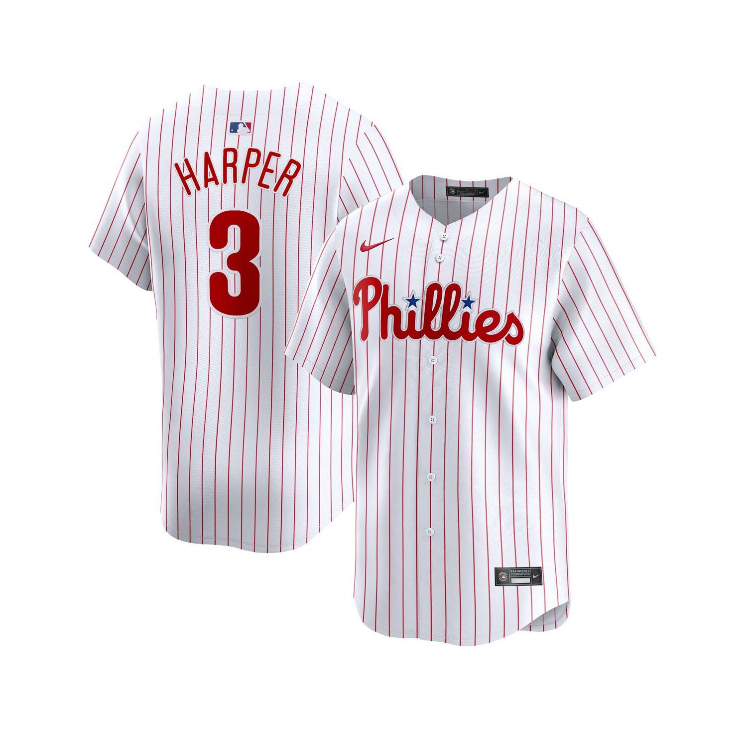 Big Boys and Girls Bryce Harper White Philadelphia Phillies Home Limited Player Jersey