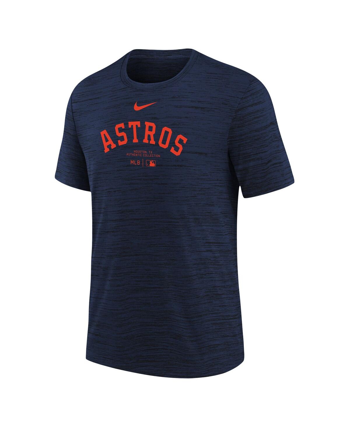 Nike Big Boys and GirlsHouston Astros Authentic Collection Practice Performance T-Shirt - Navy