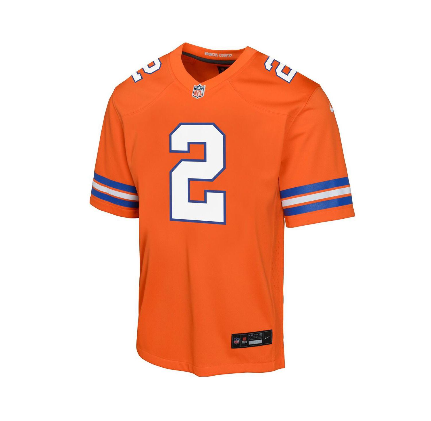 Big Boys and Girls Patrick Surtain II Denver Broncos Mile High Collection 1977 Throwback Game Jersey