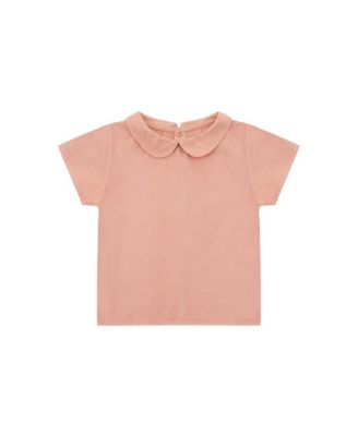 Vild House of Little Toddler Organic Cotton Woven Collared Shirt - Lazy pink