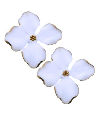 Large Floral Statement Earrings