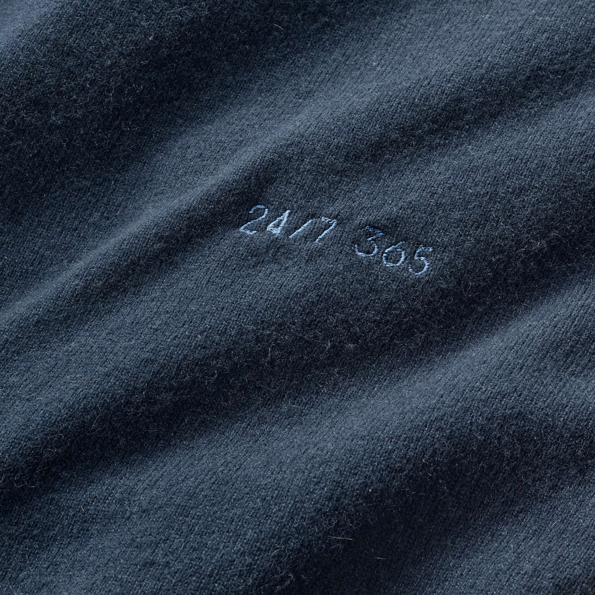 Lands' End Big & Tall Fine Gauge Cashmere Quarter Zip Sweater