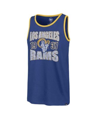 Men's Royal Los Angeles Rams Upload Franklin Tank Top