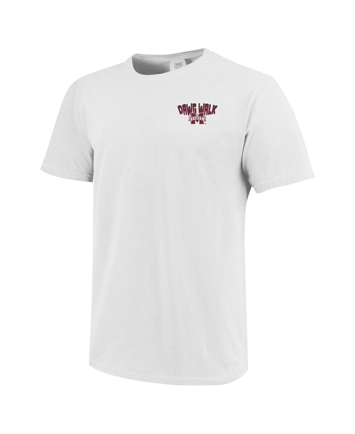 Image One Big Boys and GirlsMississippi State Bulldogs Hyperlocal Comfort Colors T-Shirt - White