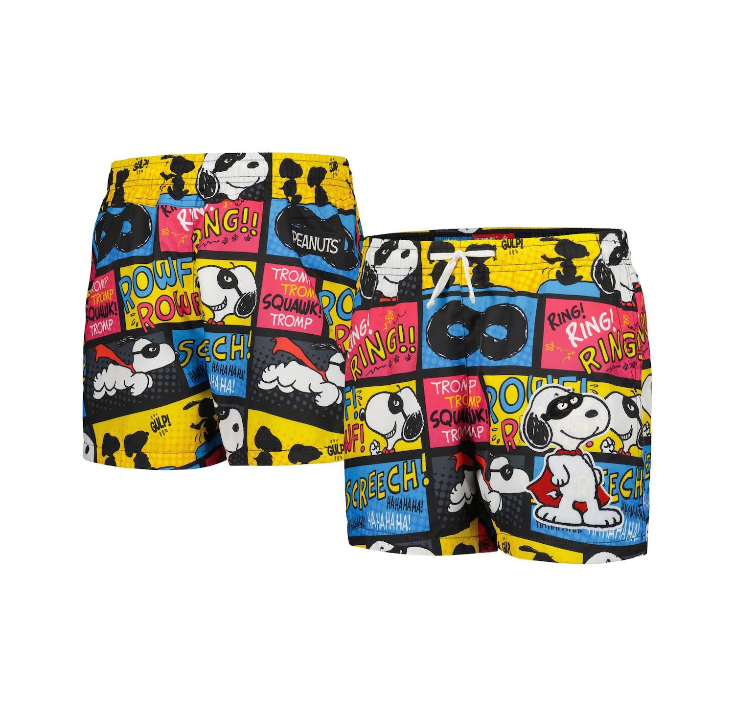 Big Boys and Girls Peanuts Snoopy Hero Shorts