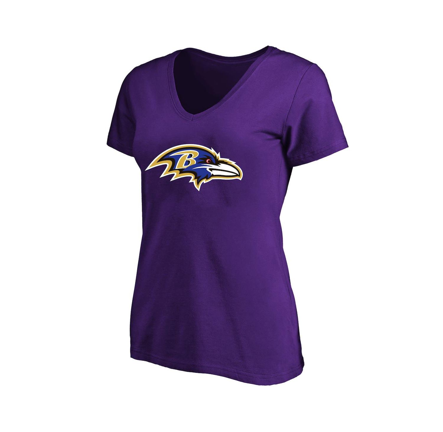 Women's Derrick Henry Purple Baltimore Ravens Plus Size Name & Number V-Neck T-Shirt