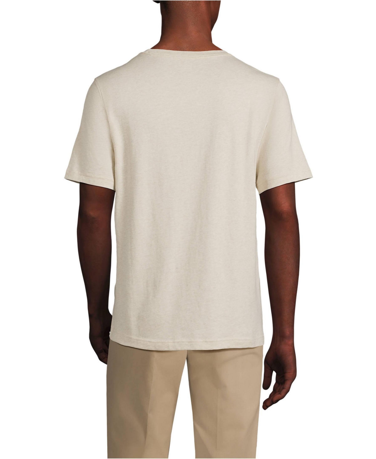 Lands' End Big & Tall Super-t Short Sleeve T-Shirt with Pocket