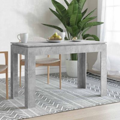 Dining Table Concrete Grey Engineered wood 47.2x23.6x29.9 in