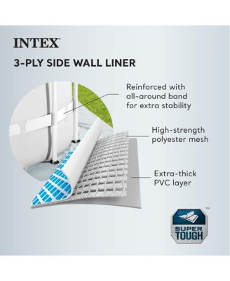 10'x30" Prism Metal Frame Round Outdoor Above Ground Swimming Pool, No Pump