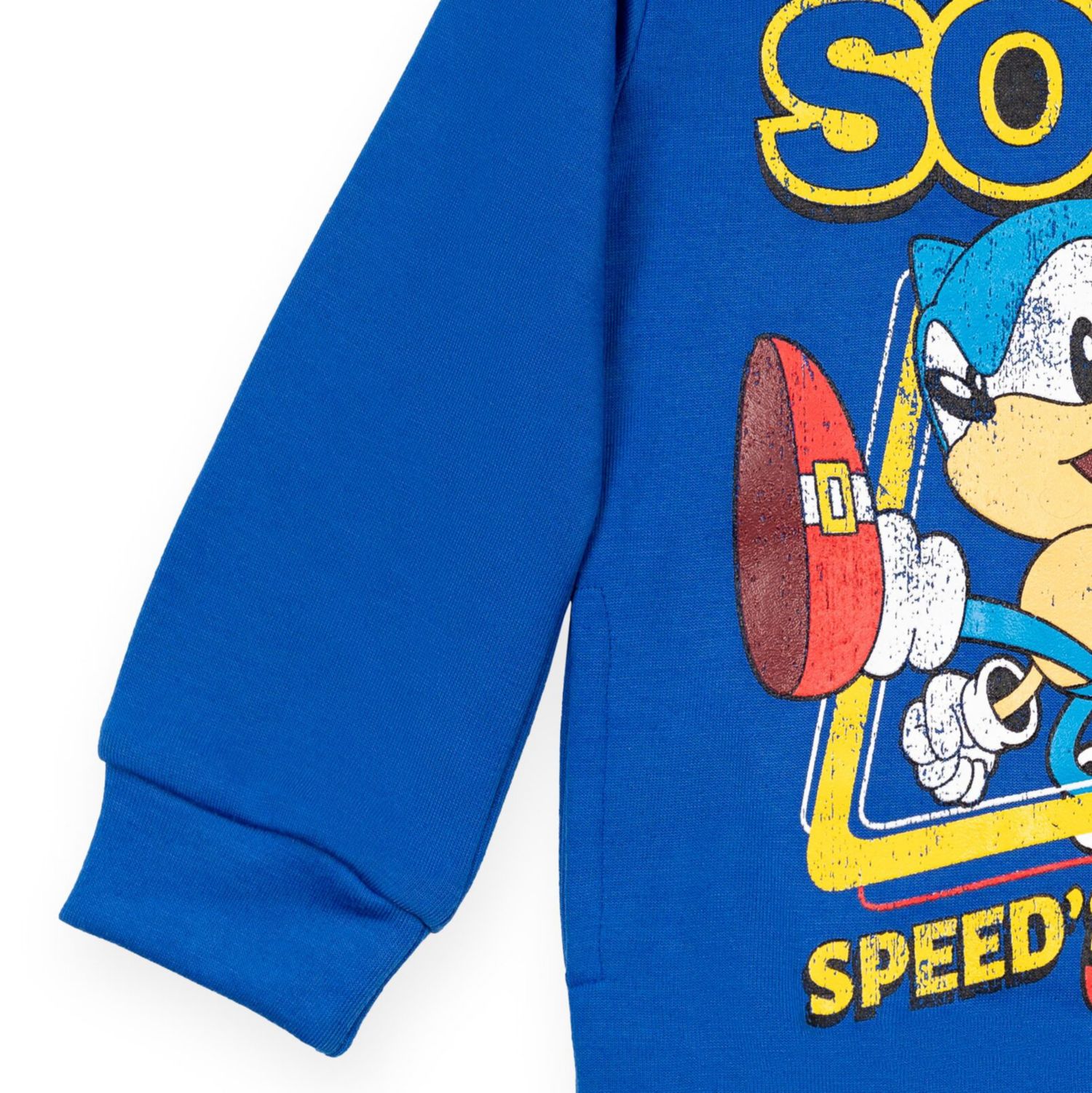 Little Boys Sonic the Hedgehog Tails Knuckles Hoodie to