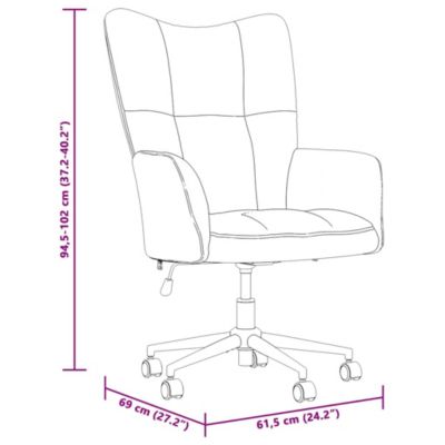 Relaxing Chair Mustard Yellow Velvet (100% polyester), Steel Medium