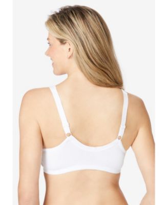 Women's Cotton Front-Close Wireless Bra