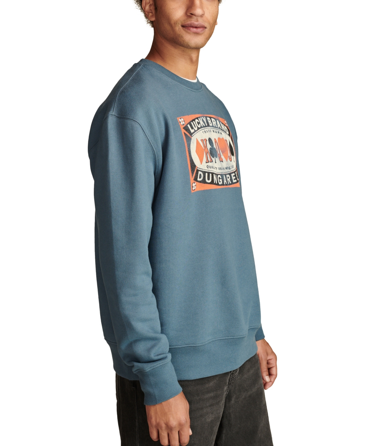 Lucky Brand Men's Lucky Poker Card T-Shirt