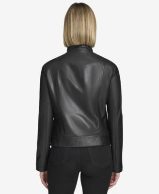 Women's Rowan Leather Racer Jacket