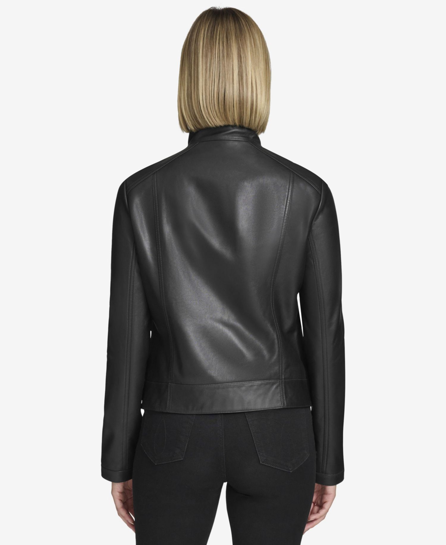Women's Rowan Leather Racer Jacket