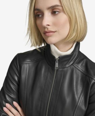 Women's Rowan Leather Racer Jacket