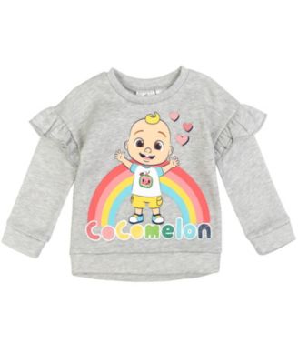 Baby Girls JJ Baby Pullover Fleece Sweatshirt and Pants Set to