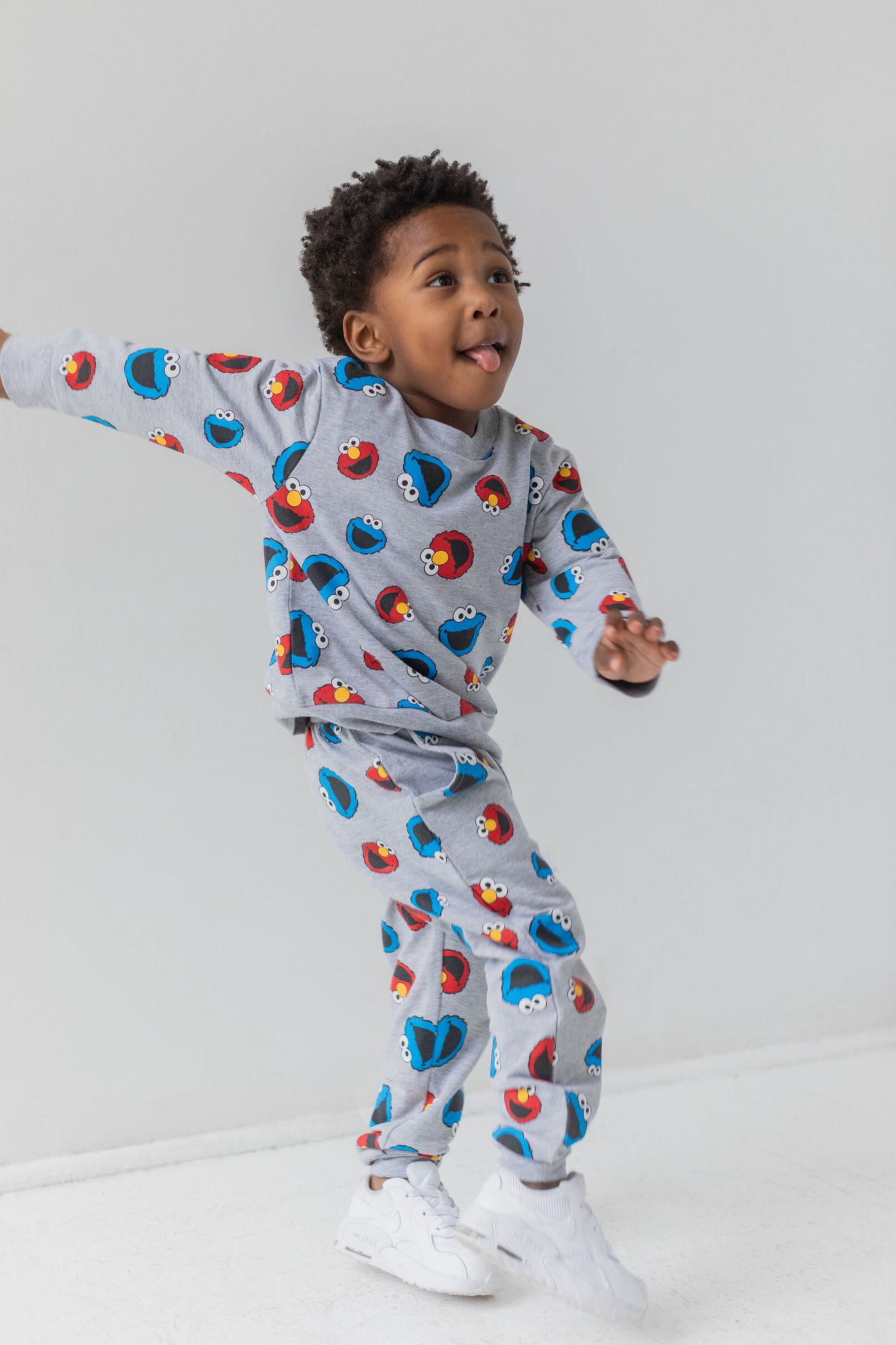 Baby Boys French Terry Sweatshirt and Pants Outfit Set