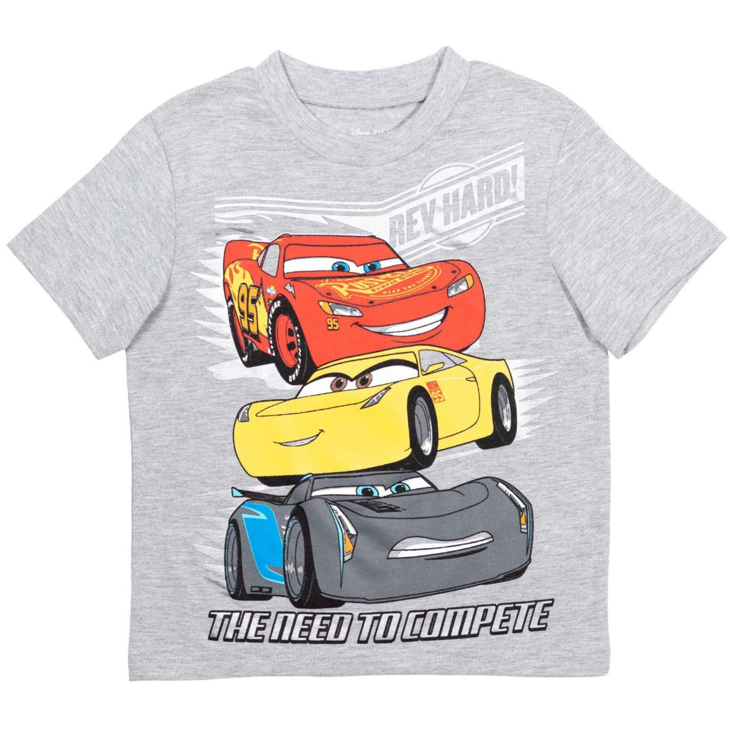 Boy's 6-8 Lightning McQueen Racing 2-Piece T-Shirt and Shorts Set