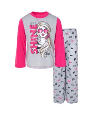 Barbie Girls Pajama Shirt and Pants Sleep Set Macy s