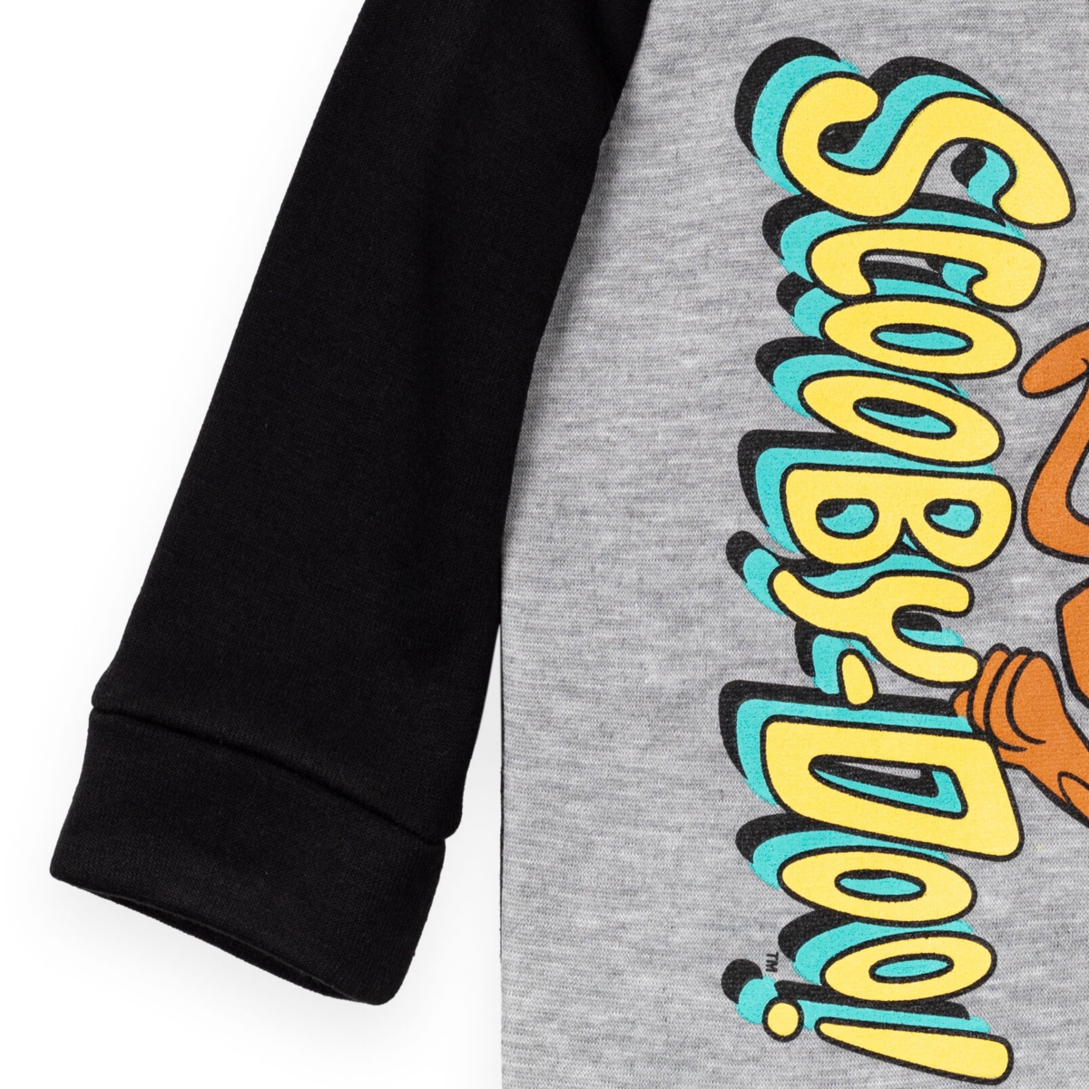 Scooby-Doo Toddler Boys Scooby Doo Shaggy Fleece Half Zip Hoodie to -/ black