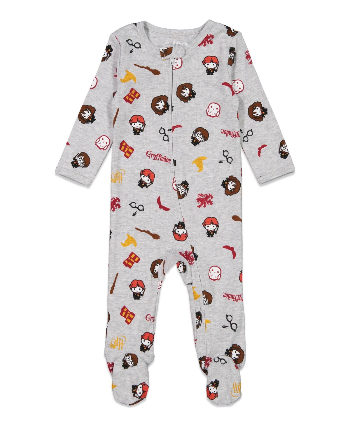 Harry Potter Baby Boys Baby 2 Pack Zip Up Costume Sleep N' Play Coveralls Newborn