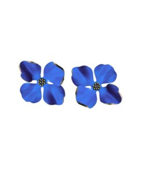 Small Floral Statement Earrings