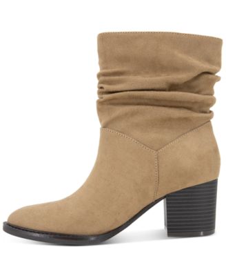 Women's Genoviaa Scrunch Booties, Created for Macy's
