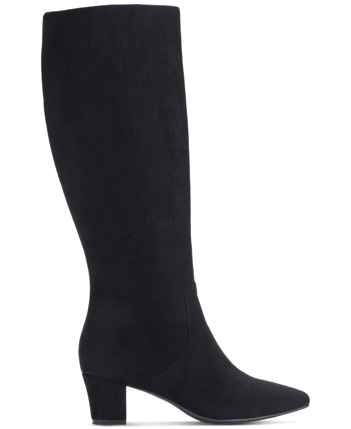 Style & Co Women's Lyyric Snip Toe Boots, Created For Macy's In Black Mc