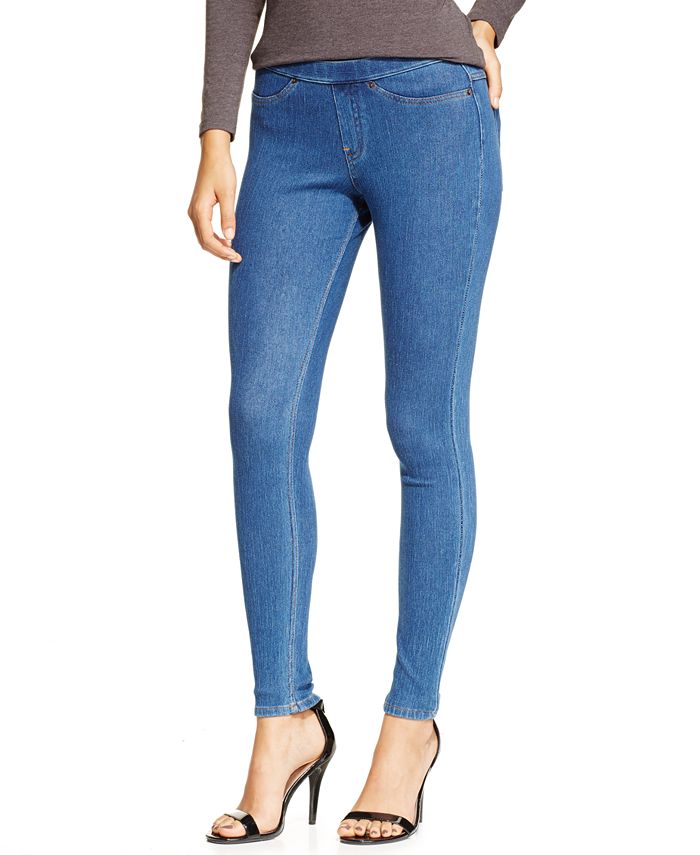 MSRP $34 Blue Shock HUE The Original Jeans Skirt