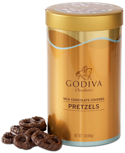 Godiva Milk Chocolate Pretzel Tin