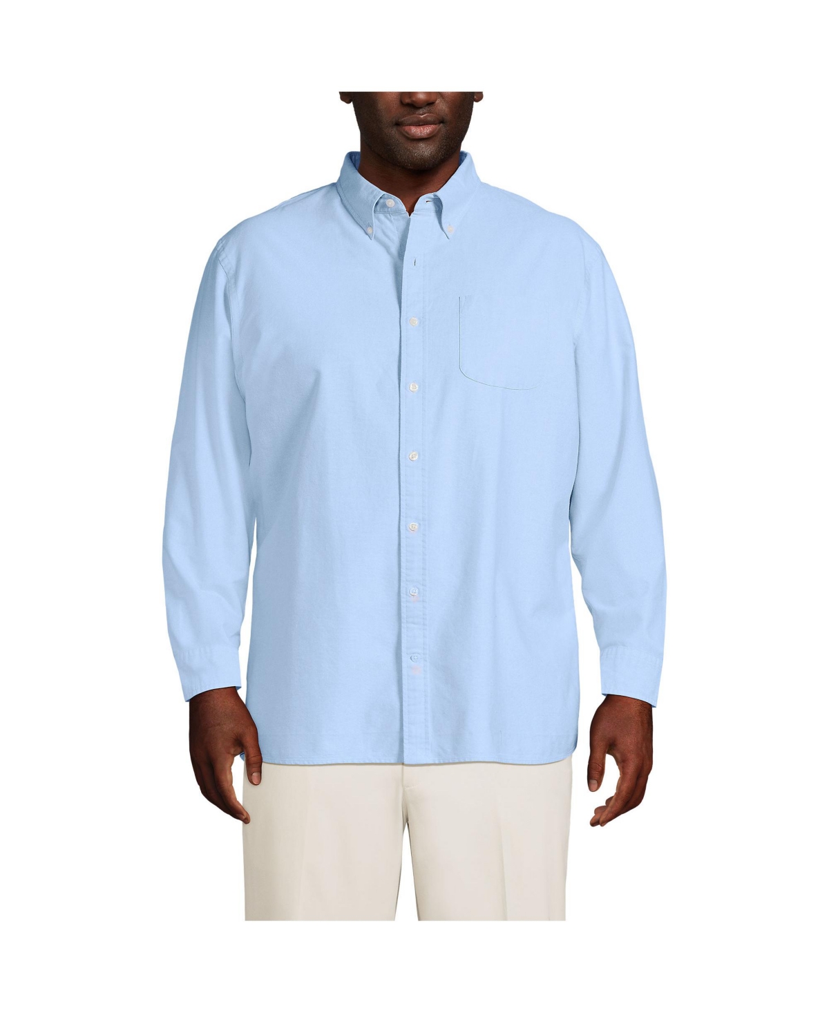 Big & Tall Traditional Fit Sail Rigger Oxford Shirt - Blue