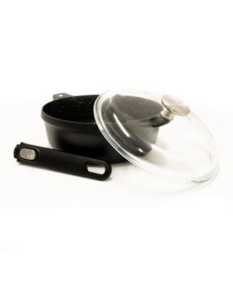 GEM 10" Nonstick Covered Saute Pan 3.4Qt., Black