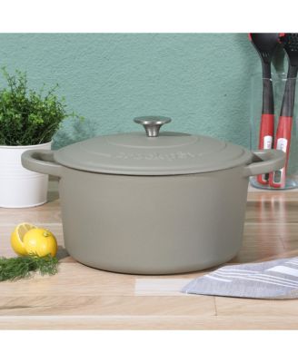 Crock Pot Artisan 7-Quart Round Dutch Oven - Matte Dusty Pink