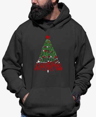 Men's Have Yourself a Merry Little Christmas Word Art Hooded Sweatshirt
