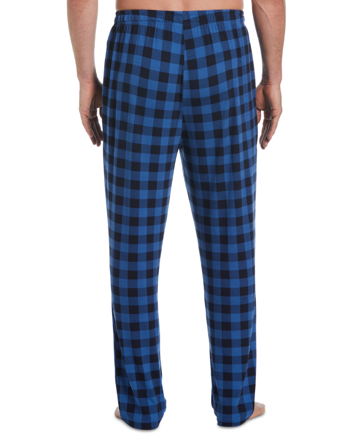Perry Ellis Portfolio Men's Deluxe Touch Knit Buffalo Plaid Pajama Pant