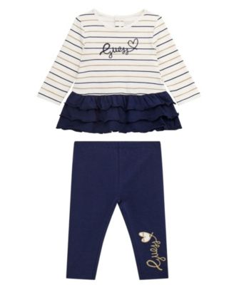Baby Girl Long Sleeve T-Shirt and Legging Set