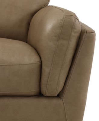 CLOSEOUT! Korder Leather Loveseat, Created for Macy's