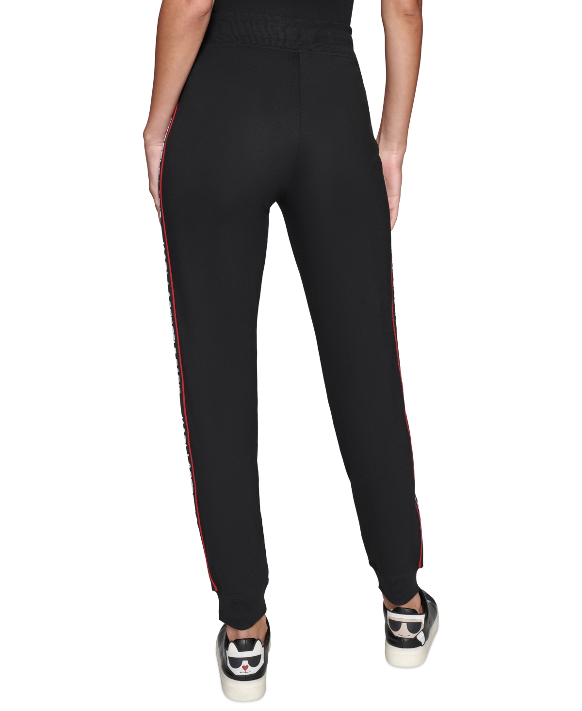 Karl Lagerfeld Paris Women's Logo-Tape Joggers