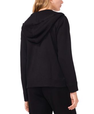 Women's Knit Zip-Front Hoodie Jacket