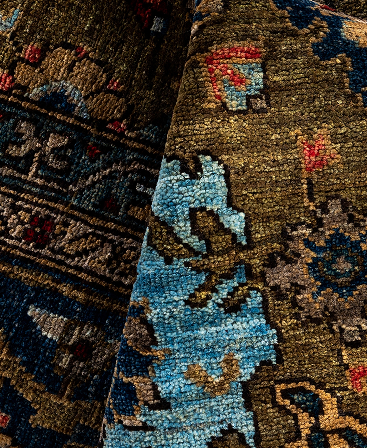 Adorn Hand Woven Rugs Serapi M1993 9'2"x11'6" Area Rug In Brown