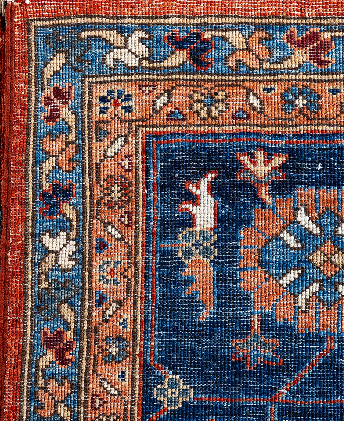 Adorn Hand Woven Rugs Serapi M1993 9'2"x11'10" Area Rug In Orange