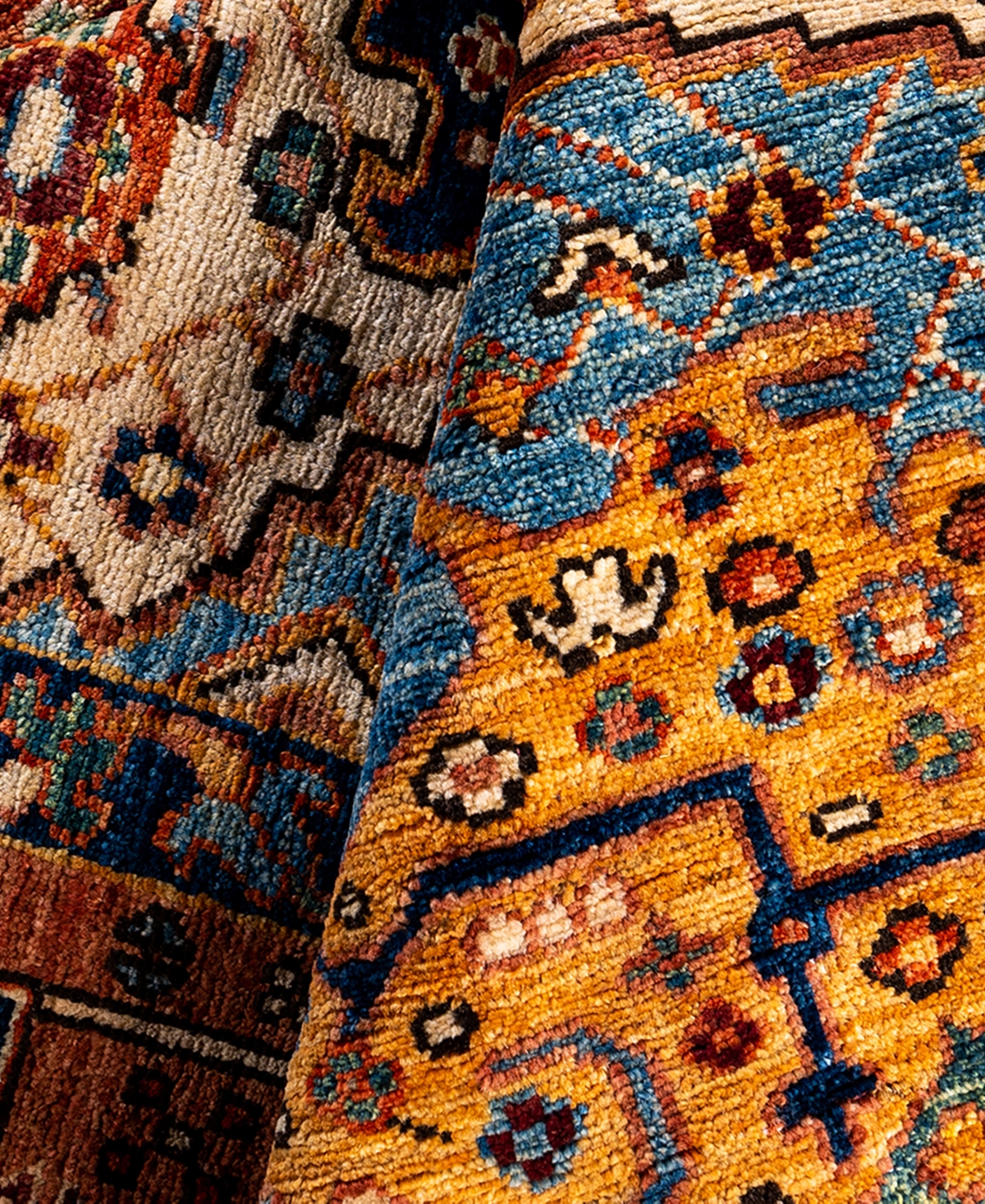 Adorn Hand Woven Rugs Serapi M1993 8'2"x9'11" Area Rug In Orange