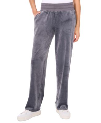 Vince Camuto - Women's Velour Straight-Leg Pull-On Pants