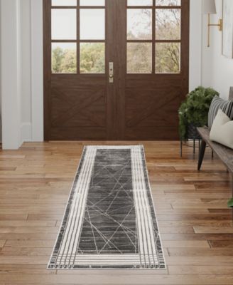 Desire DSR01 2'3"x7'6" Runner Area Rug