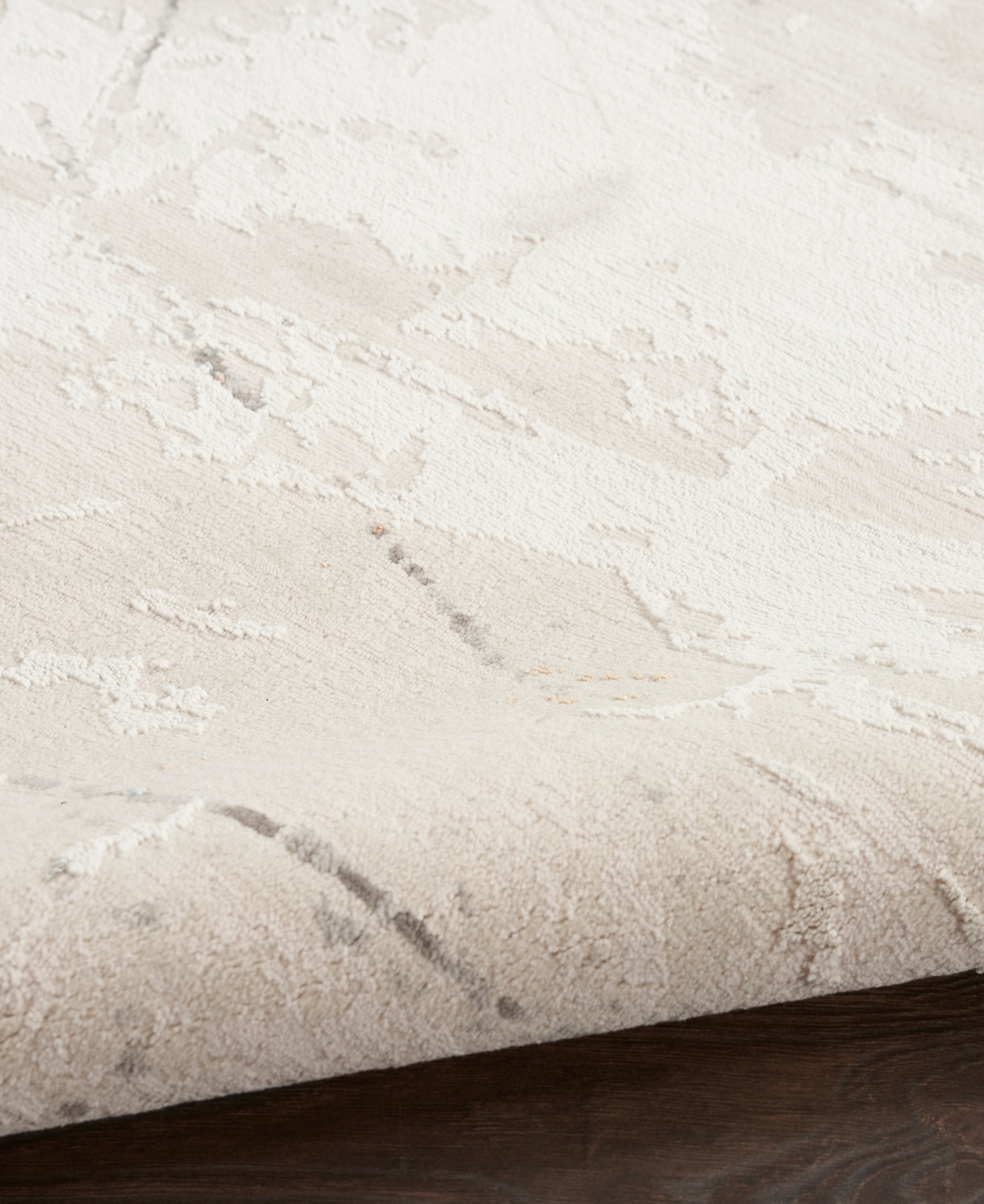 Nourison Home Desire Dsr04 7'10"x9'10" Area Rug In Ivory,gray