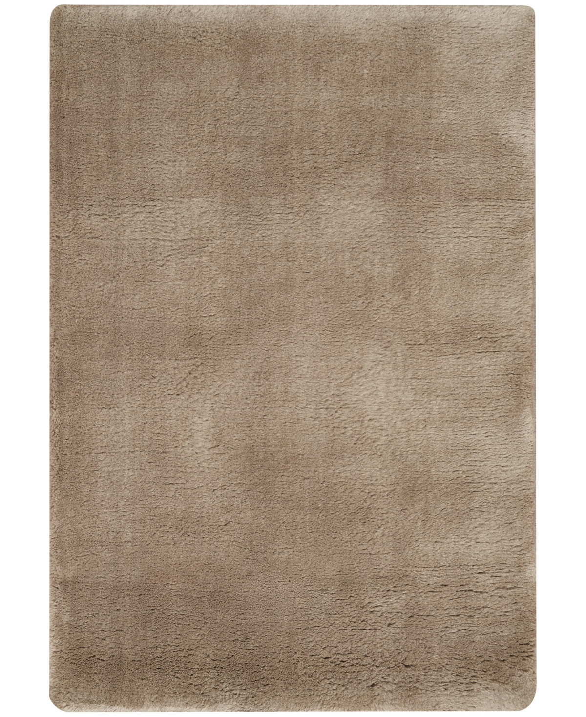 Nourison Home Plush Cloud Plc01 2'x3' Area Rug In Taupe
