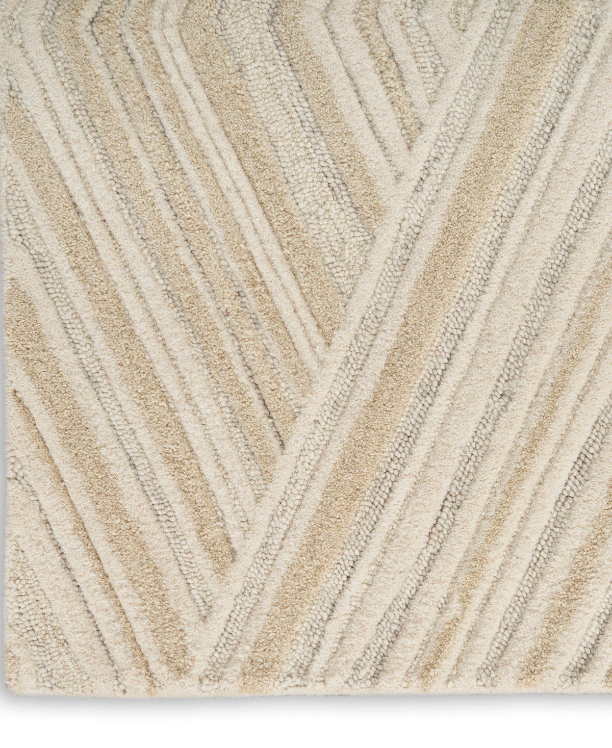 Nourison Home Graceful Gru03 3'9"x5'9" Area Rug In Ivory