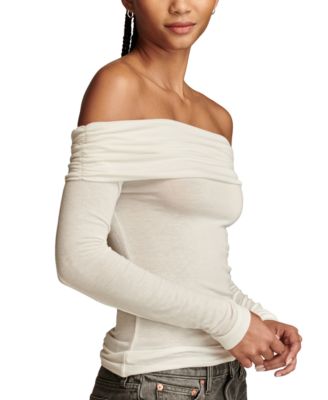 Women's Off-The-Shoulder Long-Sleeve Top