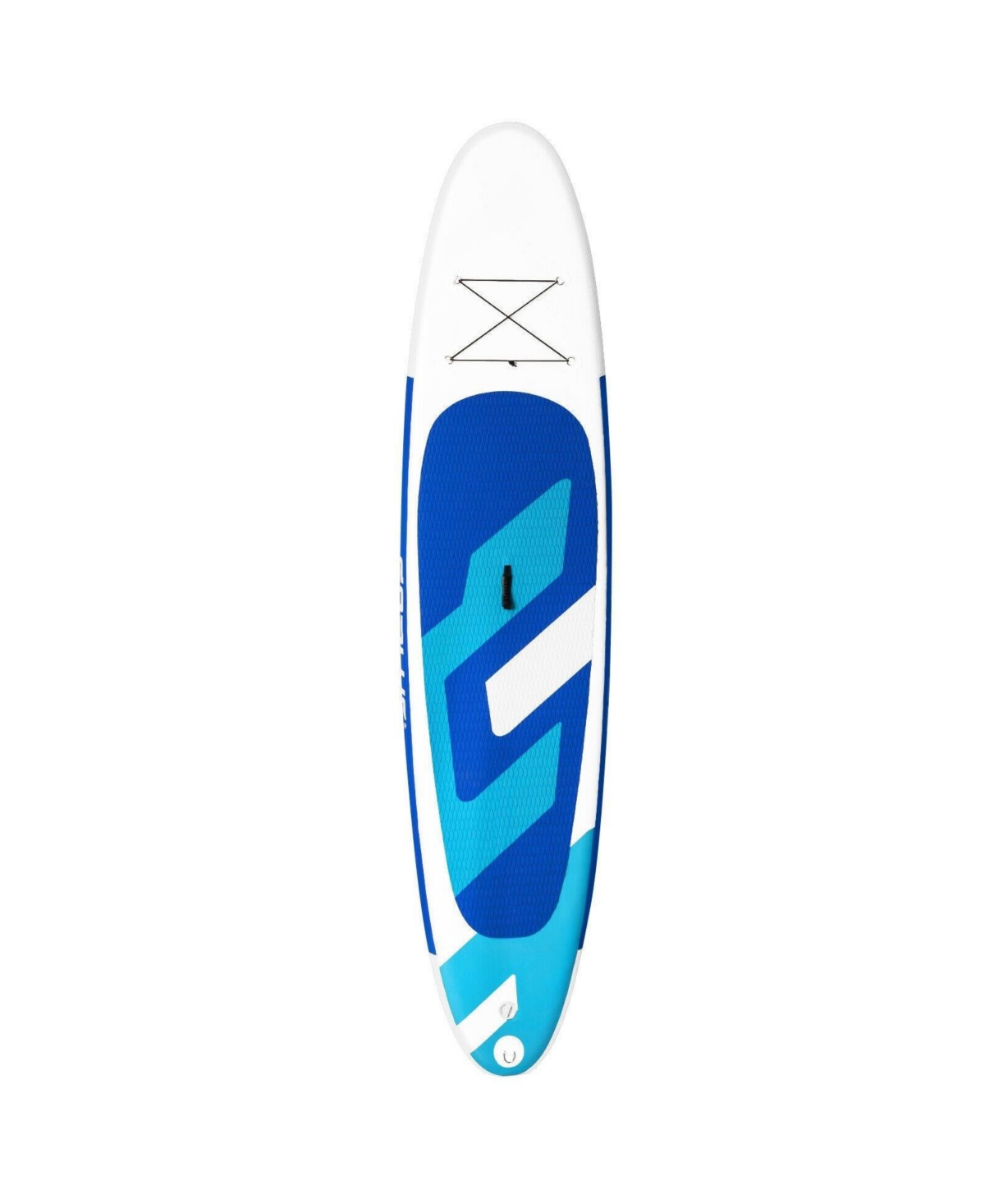 11 Feet Inflatable Stand Up Paddle Board with Aluminum Paddle-Blue - Blue